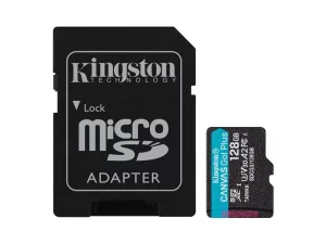 Secure Digital Micro Kingston 128GB SDXC Canvas Go Plus cl10 170R/90W UHS-I U3 V30 A2